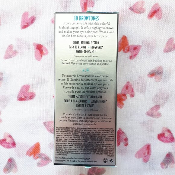 ⭐️HOST PICK⭐ Benefit Cosmetics: 3D Browtones Brow Highlights - Deep Teal - Picture 4 of 14